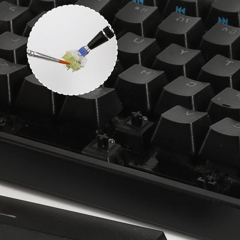 AIEX Keyboard Lube Kit, 4pcs Mechanical Keyboard Switch Puller Set Keycap Remover Kit with Keycap Puller, Switch Clamp, Stem Holder, Lube Pen, Eas...