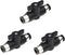 10mm Push Connect Valve Ball Valve 10mm Air Flow Control Valve Quick Connect Valve Tube Fittings Straight Union Pneumatic air compressor valve 3Pa...
