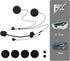 FreedConn Motorcycle Helmet Bluetooth Communication System FX 10 Riders Group Using Universal Pairing Helmet Intercom with Music Sharing IP67 Ultr...