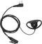 Earpiece Surveillance Kit Compatible with BaoFeng, BTECH, Kenwood Walkie Talkie with PTT Mic Headset Accessories (D-Shaped)...