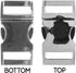 West Coast Paracord Metal Alloy Buckles - Durable and Strong Construction (5/8-inch Silver, 2 Pack)...