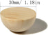 50 PCS 30 mm Split Wood Balls, Small Natural Unfinished Half Round Wooden Beads for Kids Craft...