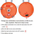 Forge Quality TSA Approved Luggage Locks for Travel Accessories, Suitcase, Pelican case, Set Your own Combination, Zinc Alloy Body-Cable Locks Ora...