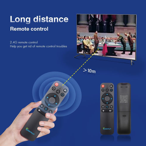 BPR1S Plus Air Mouse Remote Control 2.4G RF Remote Bluetooth Voice Remote Control with IR Learning 6-axis Gyro USB Receiver for Android TV Box TV ...
