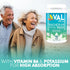 VAL MG Experts Magnesium Glycinate Plus B6 & Potassium - Stress Relief - 90 Tablets...