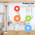 Adjustable Rolling Pin With 4 Thickness Rings, Stainless Steel Dough Roller Pizza Roller Handle Press Design With Measurement Guide For Baking, Fo...