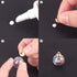 PH PandaHall 30 Pcs 18mm Mini Empty Clear Glass Globe Bottle Wish Ball Bottles DIY Pendant Charms with 30 Pcs 8mm Cap Bails for Jewelry Making...