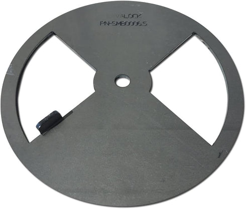 LavaLock® Smoker Pinwheel BBQ air Damper Pit Grill Vent, Steel 4 6 8 12 (6" Diameter)...