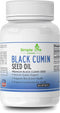 Organic Black Cumin Seed Capsules - Support Cardiovascular and Respiratory System - Cold Pressed Nigella Contains Thymoquinone Powerful Antioxidan...