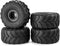 4Pcs RC Rubber Tires Super Sticky Mud Terrain Tires for 1/24 Axial SCX24 RC Crawler Car Upgrade...
