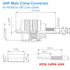 PL-259 UHF Male Plug Crimp Coax Connector Adapter for RG58 LMR195 3D-FB RG142 KSR195 RG400 Cable (Pack of 5)...