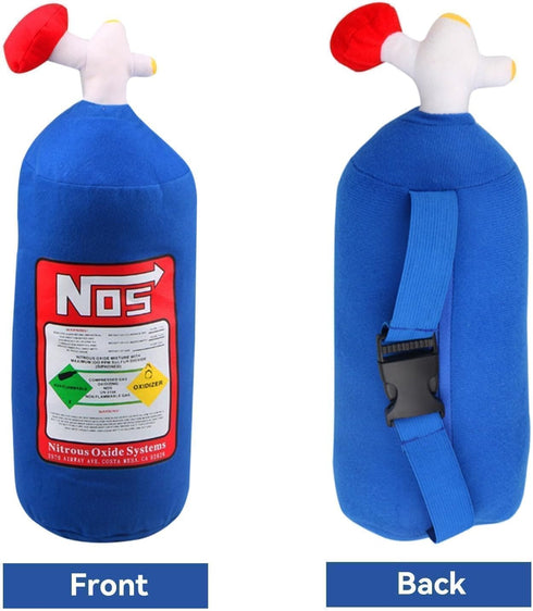 Car Neck Pillow, NOS Bottle Design Plush Car Headrest Pillow Neck Support Pillow for Car Seat, Office Chair, Travel, 11 x 4.7in (1)...