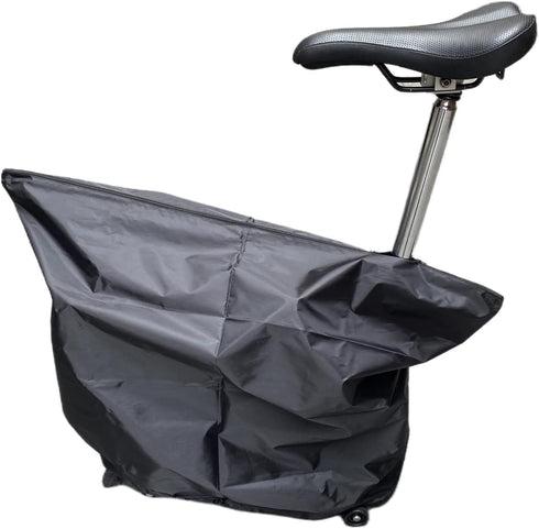Folding Bike Carry Bag Waterproof Bike Travel Bag Storage Zipper Bag Bromp ton Bike Transport Carry Bag for Air Plane Train Car Travel...