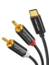CableCreation USB C to RCA Audio Cable 3.3FT, Type-C to 2 Male Y RCA Splitter, RCA to USB C for iPhone 15 Series, Tablet, Home Theater, DVD, Ampli...