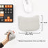 Large Ergonomic Mouse Wrist Rest Bean Bag, Thicker Ergobeads Mouse Pad Wrist Support for Computer, Laptop, PC Gaming, Home Office Work, Easy Typin...