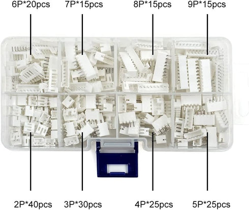 PH 2.0mm Socket Kit Compatible with JST-PH 2.0mm Pitch Connectors Through-Hole Top Entry Type Stemma......