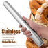 Stainless Steel Rolling Pin Professional French Metal Dough Roller 15.75" Kitchen Baking Tools Supplies For Pizza,Pasta,Cake,Pastry,Ravioli,Fondan...