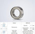 6Pcs Bearings,4Pcs Bearing Screws & 4Pcs Blades Screws for Mini Pneumatic Chamfering Machine,Replaceable Chamfering Tool Accessories Kits...