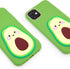 Cute iPhone 11 Case, Avocado Funny Fruit Shaped Soft Silicone 3D Cartoon Full Protection Shockproof Back Cover Cases Skin for Girls Kids boys Wome...