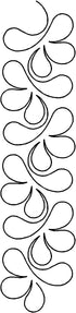Quilting Creations Stencils for Machine and Hand Quilting - Set of 3 Plastic Quilt Templates for Borders, Patterns | Feather Border, Sashing, Spli...