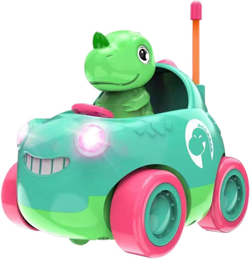 Remote Control Car with Light & Music, Toddler Dinosaur Toys,...