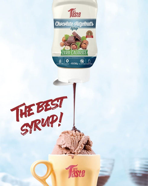 Mrs Taste Sugar Free Chocolate Hazelnut Syrup, Zero Calories, Zero Sodium, Zero Sugar, High Fiber, Keto Friendly, Paleo Friendly, Condiments and S...