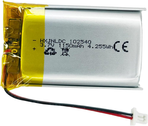 DC 3.7v 1150mAh 102540 Rechargeable Polymer Lithium Battery for Sena 50S Motorcycles Bluetooth Headset Intercom Battery Replacement DIY 3.7-5V ele...