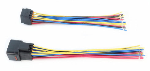16 Pin Way Waterproof Electrical Connector Plug Male and Female Replacement Pigtail Cable 6" for Car Automotive...