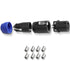 MEIRIYFA 8 Pole Speakon Connector Plug,NL4 Speak-On 8 Pin Male Audio Speaker Twist Lock Plugs and Female Panel Mount Plug Adapter for NL8FC, NL8FX...