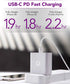 ZMI zPower 3-Port Travel Charger with 25W PPS Support: 45W USB-C PD and 18W-Split Dual USB-A Wall Charger (White) [Note: This is Not a 45W PPS Cha...