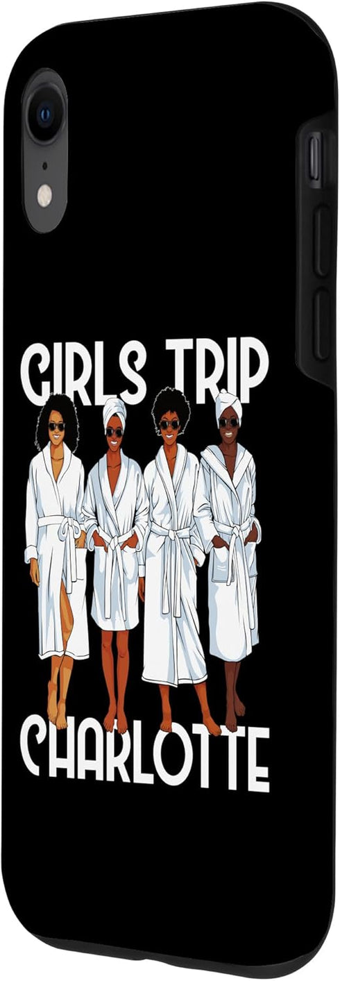 iPhone XR Girls Trip 2024 Charlotte For Black Melanin Women Spa Relax Case...