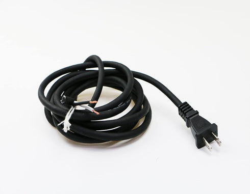 10 Feet Power Tool Cord Replacement,2 Prong 16AWG Oil Resistant Waterproof Rubber Flexible Cord (3.1Meters,Black) (16A2Prong)...