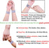 Anti Nausea Travel Sickness Wristbands, 2 Pairs Motion Sickness Bands for Kids & Adults Natural Acupressure Nausea Relief Wristbands for Car Sea F...