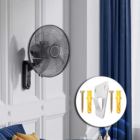 Wall Fan Mounting Bracket Wall Mount Fan Brackets Holders for Oscillation Fans Concealed Bracket Support Hook for Wall-Mount Fan - 2 Pack...