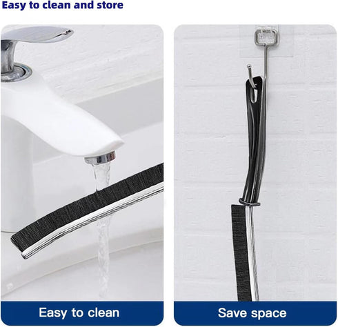 Crevice Cleaning Brush,Hard Bristle Crevice Cleaning Brush,Crevice Cleaning Tool is Effective to Clean The Small Gap of Kitchen, tolilet and Windo...