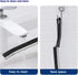 Crevice Cleaning Brush,Hard Bristle Crevice Cleaning Brush,Crevice Cleaning Tool is Effective to Clean The Small Gap of Kitchen, tolilet and Windo...