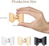 TXIN 5 Pieces Bowknot Turn lock Clasp Hardware Purse Twist Turn Locks Purse Bag Closure Clasp for DIY Purse Handbag Making Accessories,3 Colors...