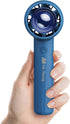 Mr. Young Portable Handheld Fan - Quiet, 3-Speed Adjustable, Turbo Design, USB-C Rechargeable, Pocket-Sized with Desktop Stand, 10+ Hours Battery ...