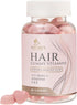 Sugar Free Hair Vitamins Gummies with Biotin 5000 mcg, Vitamin A, B12, C, D, E, Folic Acid, Supports Hair Growth Gummy, Vegetarian Friendly, Suppo...