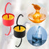 4pcs Ant Moat for Hummingbird Feeders, Large Metal Moat Ant Moat Guard for Hummingbird Feeders Accessory ant moat hook with 4pcs Cleaning Brushes ...