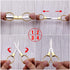 Folding Scissors,Safe Portable Travel Scissors,Zinc Alloy Handle Stainless Steel Telescopic Cutter for Home Office outdoor fishing?2PC?...