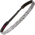 Hipsy Women's Adjustable NO SLIP Bling Glitter Headband Mixed Pack (Black/White/Gunmetal)...