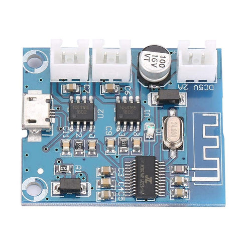 YWBL-WH 5W + 5W Bluetooth Amplifier Board, Mini Bluetooth Amplifier Board Module 4.2 Circuit Stereo Speaker Digital Module, Module...