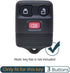 2Pcs Silicone 3 Buttons Key Fob Cover Remote Case Keyless Protector Compatible with Ford E150 E250 E350 F150 F250 F350 Edge Escape Expedition Expl...