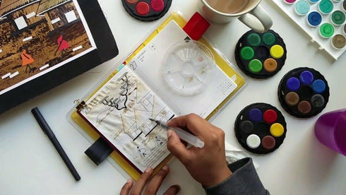 Koh-I-Noor 4 Tier Watercolour, XKCWS4T...