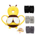 Feidoog Baby Head Protector Cushion Backpack with 3 Knee Pads for Walking & Crawling,Bee...