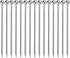 15PCS Cocktail Picks, Metal Stainless Steel Cocktail Toothpicks, Reusable Cocktail Skewers, Garnish Picks Bloody Mary Skewers, Metal Martini Picks...