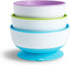 Munchkin Stay Put Suction Bowls for Baby and Toddler, 3 Pack, Blue/Green/Purple...
