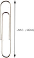 Jumbo Paper Clips, 2 Inch Paper Clip, 100 pcs Large Paperclips (Jumbo, Silver)...