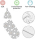 Elephant Grey Rainbow Baby Newborn Swaddling Blanket with Beanie Hat Set, Baby Stuff Newborn Receiving Blanket for Baby Boy Girl Swaddles Wrap for...